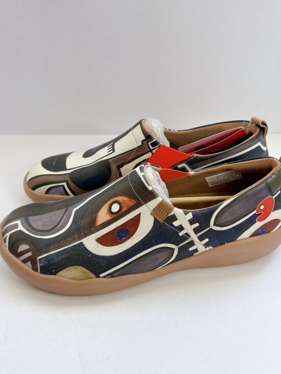 Men’s Size 11 NWT UIN Combination Art Travel Shoes Abstract Slip-On Casual Flats main image 10